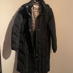 Calvin Klein Long Puffer Winter Jacket with Hood